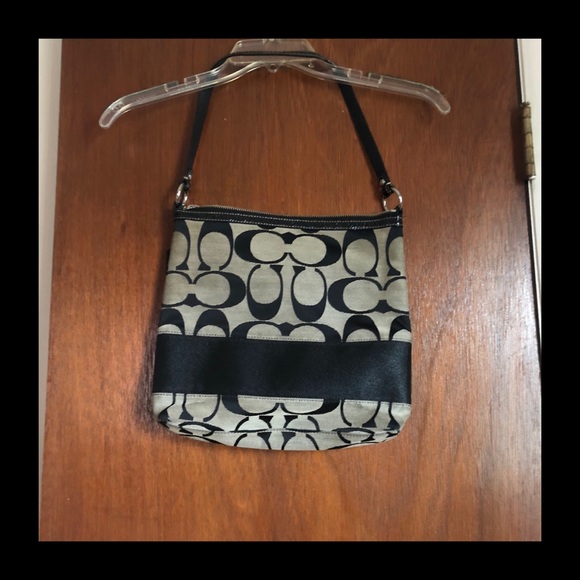 Coach Signature Logo Shoulder Bag - Picture 2 of 13